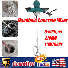 Electric 6 Speed Mixing Drill 2100w Plaster Mortar Mixer Concrete Mixer