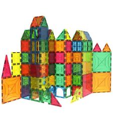 Mag-genius Magnetic Blocks Magnetic Tiles Building Blocks For Kids Toys 185pc