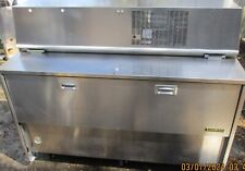 Preowned Traulsen Rmc58d6 58 Double Side School Milk Cooler With Six 6 Casters