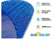 Sun2solar 1600 Series Oval Swimming Pool Solar Blanket Cover - Choose Size