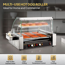 Hot Dog Roller 1650w 11 Rollers 30 Hot Dog Roller Grill Cooker Machine Wcover