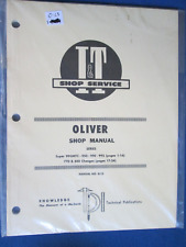 New It Oliver Shop Manual Ol-13 99gmtc 950 990 995 And More
