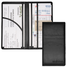 Insurance Registration Document Holder W Magnetic Closure Glove Box Organizer