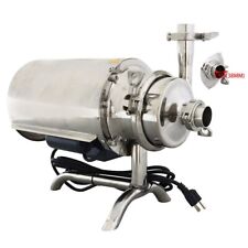 110v Centrifugal Pump Sanitary Beverage Pump Food Grade Stainless Steel 3th