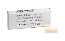 Replacement Ink Pad For D Model Automatic Numbering Machines 12 Padsbox 1 ...