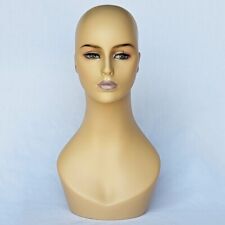Mn-318a Female Mannequin Head Display Form W Stylish Long Neck And Pierced Ears