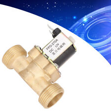 G34 Normally Open Brass Solenoid Electromagnetic Valve Water Inlet Switch