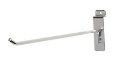 50 Chrome 10 Slatwall Peg Hooks Slat Wall Retail Display 6mm Diameter Tubing