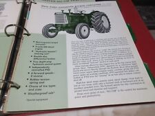 Rare Oliver 995 Gm Farm Tractor Sales Sheet 2 Page