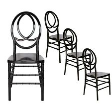 4pcs Clear Pp Ghost Chair Transparent Crystal Party Event Wedding Chairs