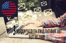 3 Million Valid Usa Email Database List Fast Delivery