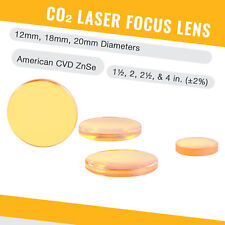 Co2 Laser Focus Lens Cvd Znse For Co2 Laser Engraver Head Dia.12mm 18mm 20mm