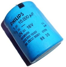 10000uf 16v Radial Aluminum Electrolytic Capacitor Philips Nos 4 Pcs