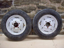 Farmall Cub International Front Rims With Old 4-12 Tires