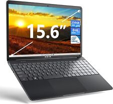 Sgin 15.6 Laptop 8gb Ram 256gb Ssd Intel Celeron Quad-core 2.90 Ghz Hd 1080p