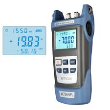 Fiber Optical Power Meter With Light Source Sc Fc Connector Optic Test Eq Blue