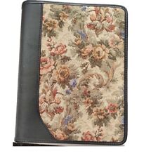Vintage Style Tapestry 3 Ring Planner Organizer Binder At-a-glance