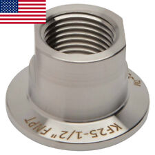 Kf-25 Nw-25 12 Npt Female Adapter Vacuum Fitting Ss304 Loco Science