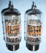 2 Rca 5814a Aka 12au7a Ecc82 Vacuum Tubes - 1960s Vintage Audio Twin Triodes