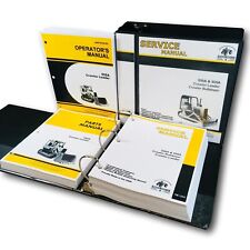 Service Parts Operators Manual Set For John Deere 555a Crawler Bulldozer Loader