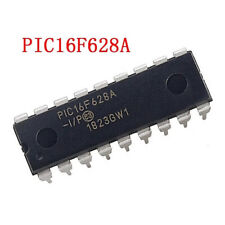 10pcs Pic16f628a-ip Pdip-18 8-bit Microcontrollers Mcu 3.5kb 224 Ram