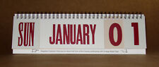 Letterpress Perpetual Desk Calendar