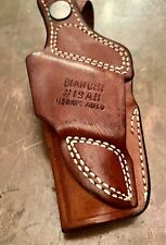 Bianchi Leather Gun Holster 19 Medium Auto- Browning 1911 380 Right Handed