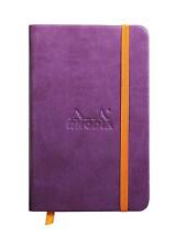 Rhodia Rhodiarama Webnotebook - Lined 96 Sheets - 3 12 X 5 12 - Purple Cover