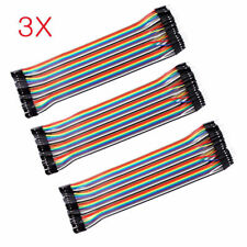 120pcs 10cm Male To Female Dupont Wire Jumper Cable For Arduino Breadboard