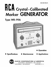 Rca Wr-99a Crystal-calibrated Marker Generator Manual