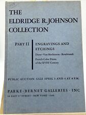Parke-bernet Catalog Eldridge R. Johnson Collection-part 2 - Priced
