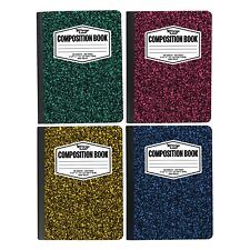 Three Leaf 100 Sheets Wide Ruled 9-34 X 7-12 Color Composition Notebook