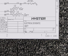Hyster Forklift H80ft Electrical Wiring Diagram Manual