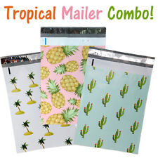 10x13 Designer Tropical Poly Mailers Combo Pack Quality Shipping Bag Envelopes