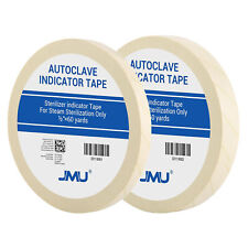 2x Jmu Dental Autoclave Tape Steam Sterilization Indicates Tape 60yd 12 34