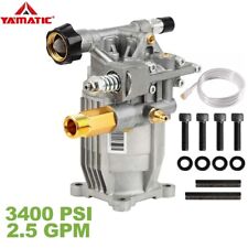Yamatic 34 Shaft Horizontal Pressure Washer Pump 3400 Psi 2.5gpm Replaced Pump