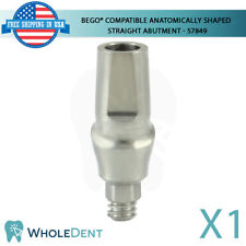 Bego Compatible Anatomically Shaped Straight Abut Ment 57849 Titanium Dental