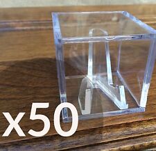 Championship Ring Display Case Box Clear Stand Holder Cube Sport Fantasy Footbal