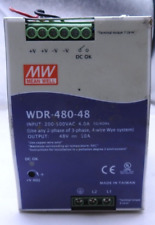 Mean Well Wdr-480-48 Power Supplyac-dc48v10a100-264v In