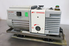 Tested Edwards Rv3 Rotary Vane Vacuum Pump W Oil Pan Vibration Isolation