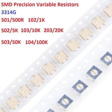 3314g Smd Precision Variable Resistors Trimmer Potentiometer 500 -100k