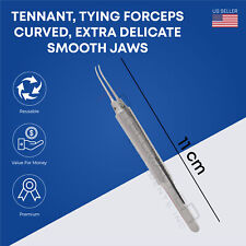 Tennant Tying Forceps Straight Curved With Extra Delicate Smooth Jaws