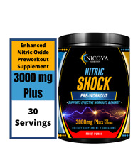 Nitric Oxide - Pre Workout Powder Increase Power Strength Energy Performance
