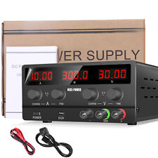 Adjustable Dc Power Supply Variable Power Supply 30v 10a Lab Power Supply Bench