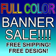 Any Size Full Color Advertising Vinyl Banner Sign Many Sizes Business Usa 13oz.