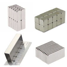 50 100 Pcs Magnets Block Cube Rare Earth Neodymium Magnetic N50 N48 N52 All Size
