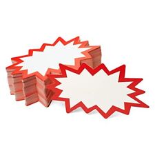 Starburst Signs With Stickers 200pcs Sale Price Tags For Garage 3x5 White