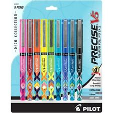 Pilot Precise V5 Stick Pens Extra Fine Point Assorted Colors 9 Count