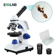 Esslnb Biological Microscope Coarse And Fine Focus Adjustment W Slides Kid Gift