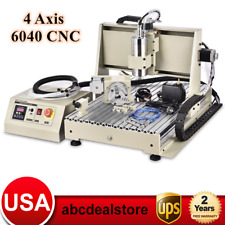 4 Axis 6040 Cnc Router Engraver Pcb Industry Milling Driiling Engraving Machine